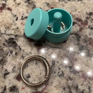 Lion latch jewelry tote NEW in box!